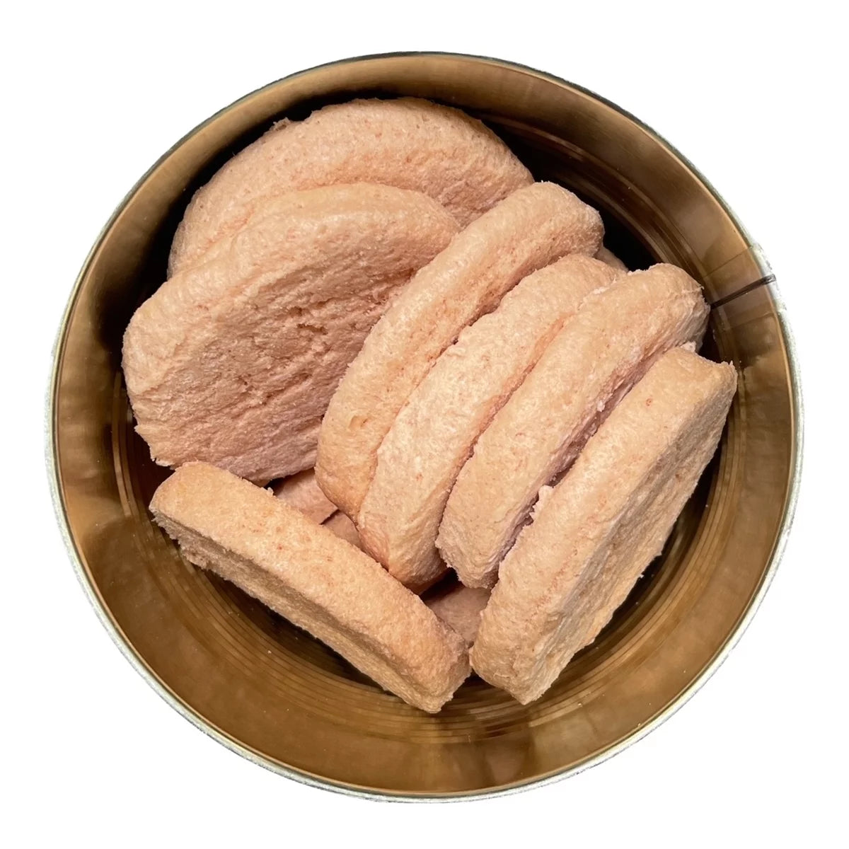 6 Cans Uncooked Freeze Dried Chicken Patties S5974