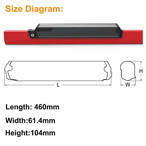 Reention Dorado 48V 17.5Ah 840Wh Lithium Ebike Battery Pack J19032