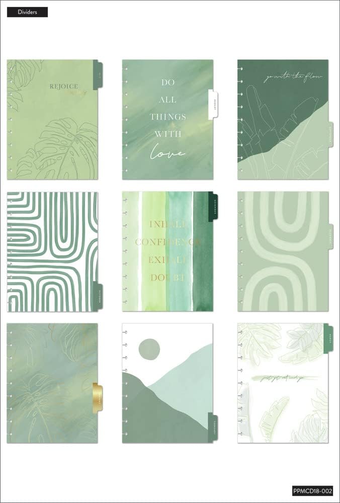 18 Month Daily Weekly Monthly Disc-Bound Planner 7” x 9 ¼” H959