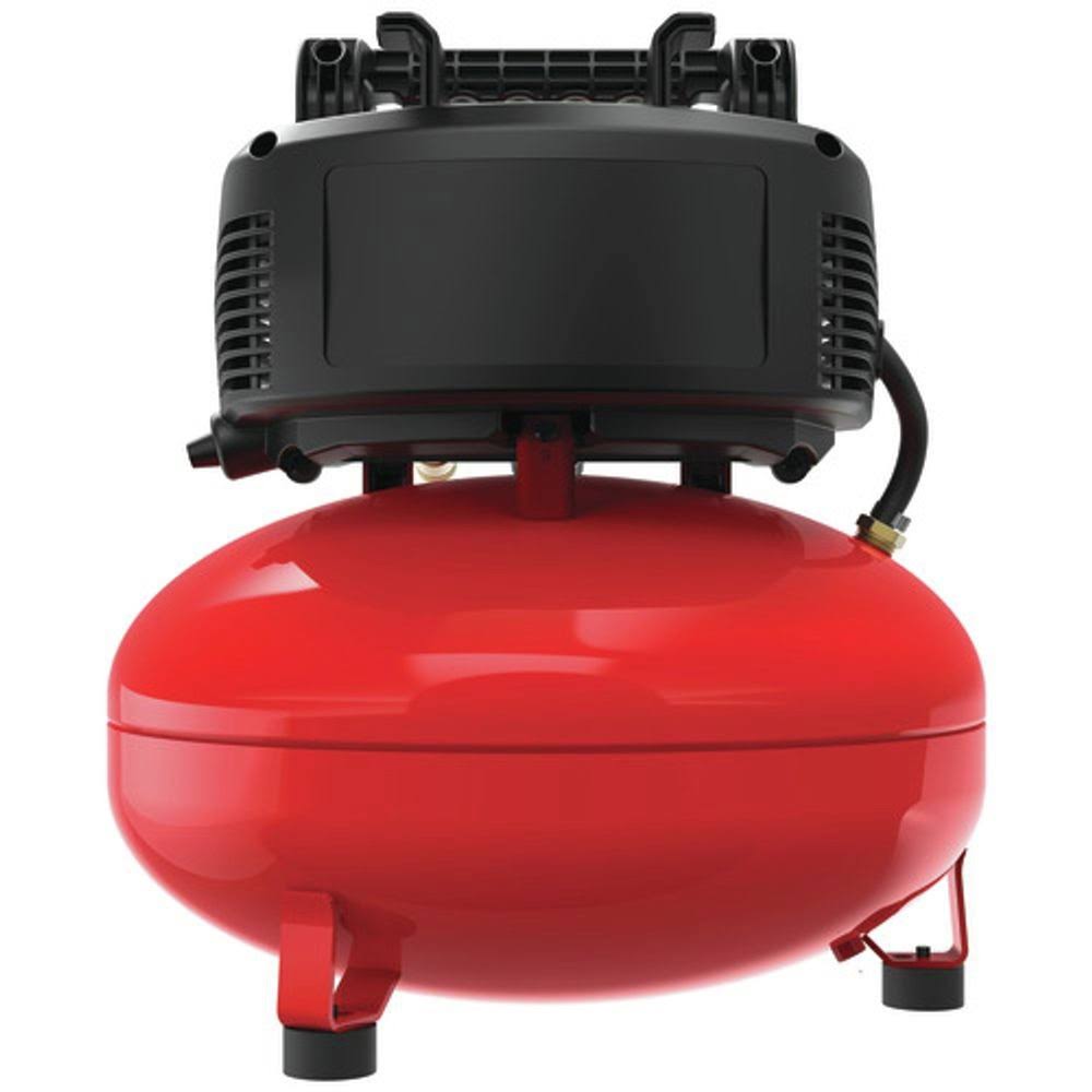 0.8 HP 6 Gallon Oil-Free Pancake Air Compressor N918