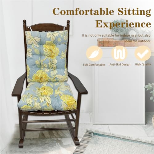 Rocking Chair Cushion Set with Ties S7693