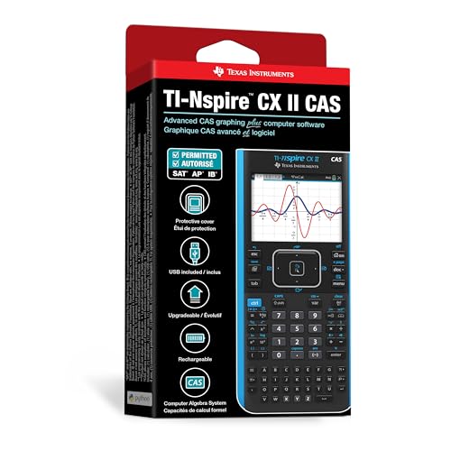 TI-Nspire CX II CAS Graphing Calculator with Color Screen D115953