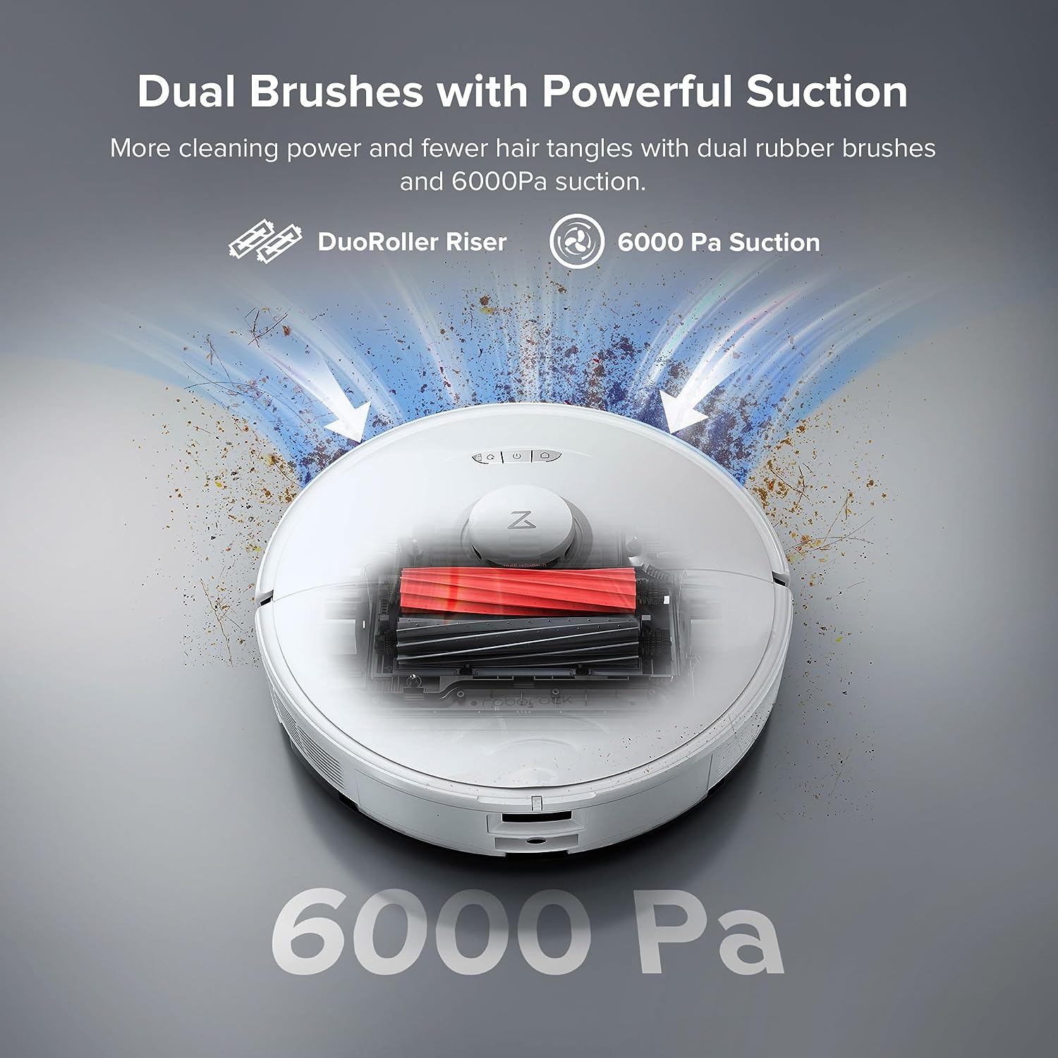 White Robot Vacuum and Mop V63159