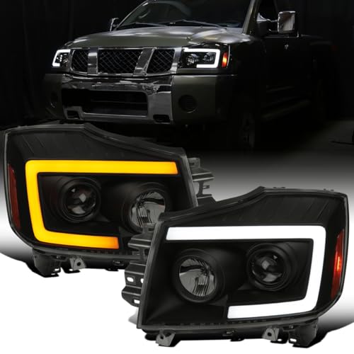 Black Projector Headlights Pair R112143