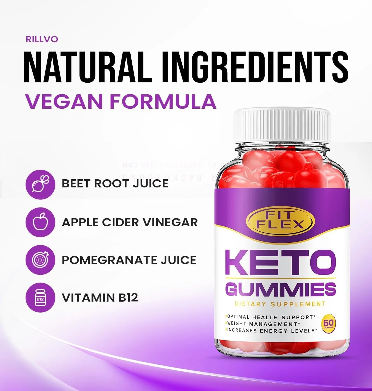 5 Pack Keto ACV Gummies Apple Cider Vinegar Dietary Supplement B12 Beet Root Juice 300 Gummies R3112