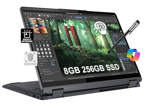14" FHD+ Touchscreen 2-in-1 Laptop, Intel Core i3, 8GB RAM, 256GB SSD, Grey O224988