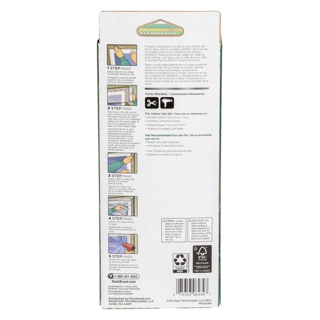 62 in. x Rolled Film Window Kit L7058