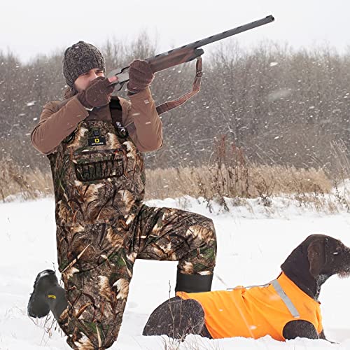 Waterproof Fleece-Lined Insulated Chest Waders with 1600g Boots U72913