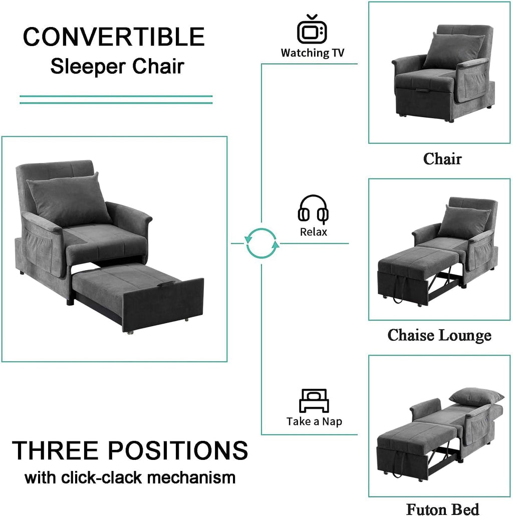 3 in 1 Folding Sofa Bed Chair O18882