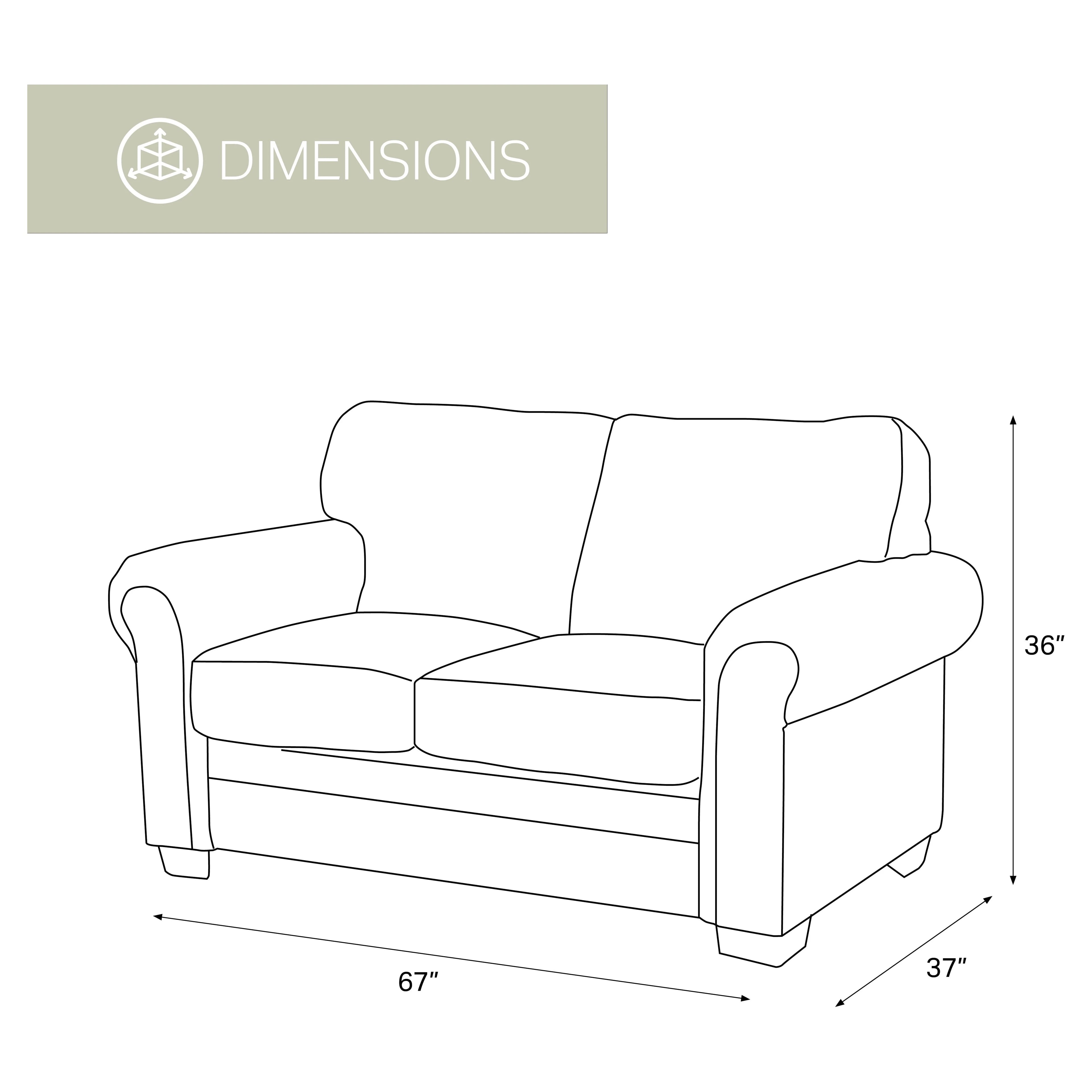 4-piece Microfiber Sofa Set in Brown U211