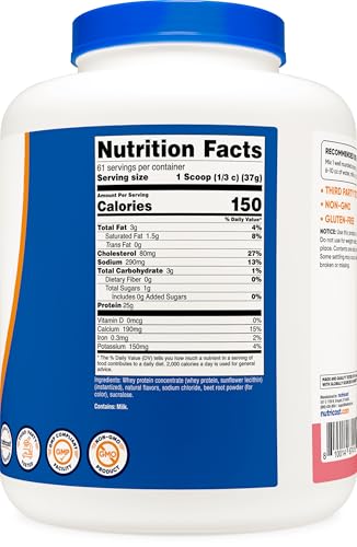 Whey Protein Concentrate Strawberry Milkshake 2LBS E81719