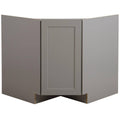 Gray Shaker Corner Sink Base Cabinet (36 in. x 34.5 in. x 24.5 in.) M914