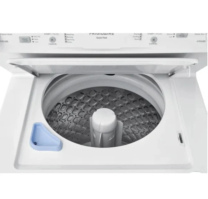 White Electric 4.5 Cu. Ft. Washer and 5.5 Cu. Ft. Dryer Laundry Centre I51488