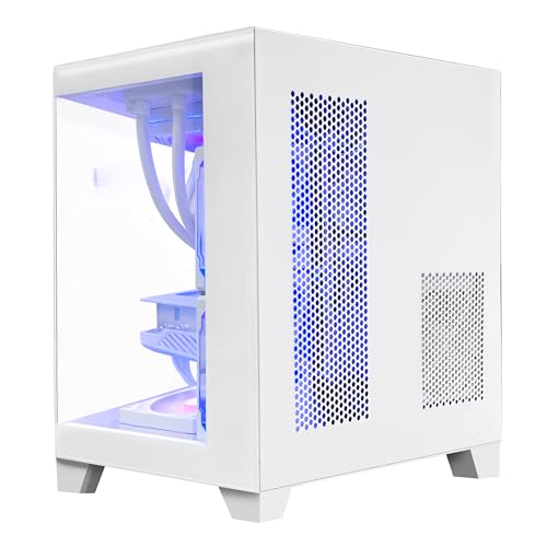 White AMD Ryzen 7 5700X RTX 4070 Super 12G 32GB DDR4 RAM 1TB M.2 PCIE SSD 1TB SATA SSD Windows 11 Pro 64-bit Desktop Computer B2871