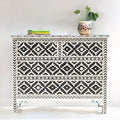 Bone Inlay Floral Dresser F91909