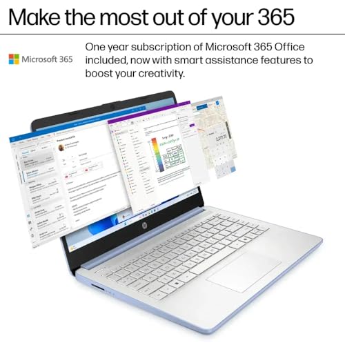 14 Ultrabook Intel 4-Core N150 32GB RAM 1.6TB Storage Wi-Fi 6 12 Hr Battery Lavender Win 11 N9656
