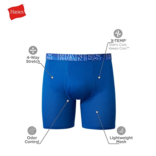 3-Pack Performance Stretch Mesh Boxer Brief B753672
