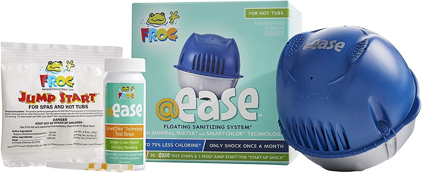 Floating Sanitizing System for Tubs and Spas with SmartChlor 3pk Refill Kit A951800