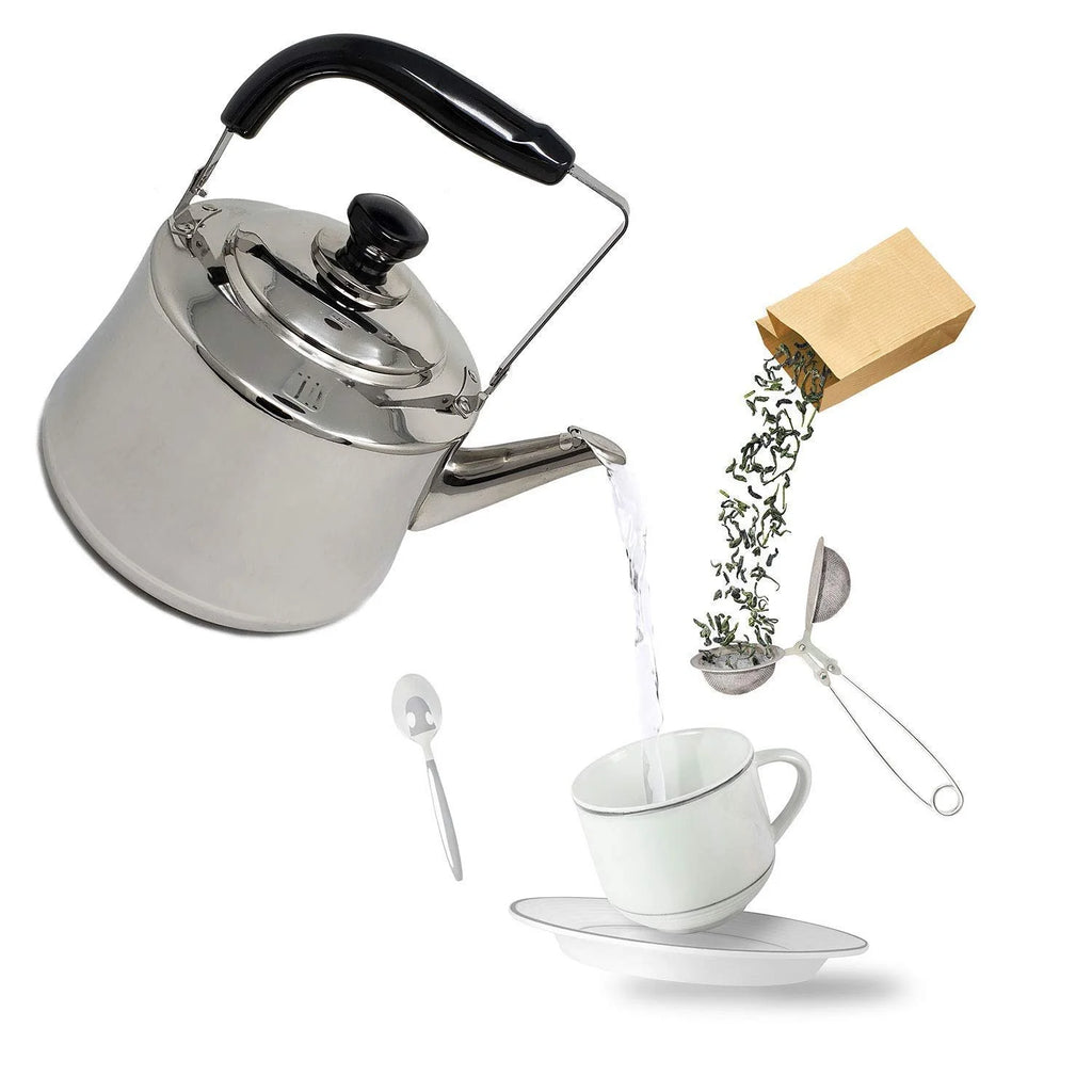 5 Liter Stainless Steel Whistling Stovetop Teakettle H252541
