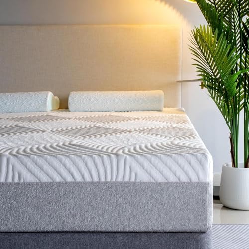 Twin 6 Inch Memory Foam Mattress with Cooling Gel Green Tea Fabric Cover N5768