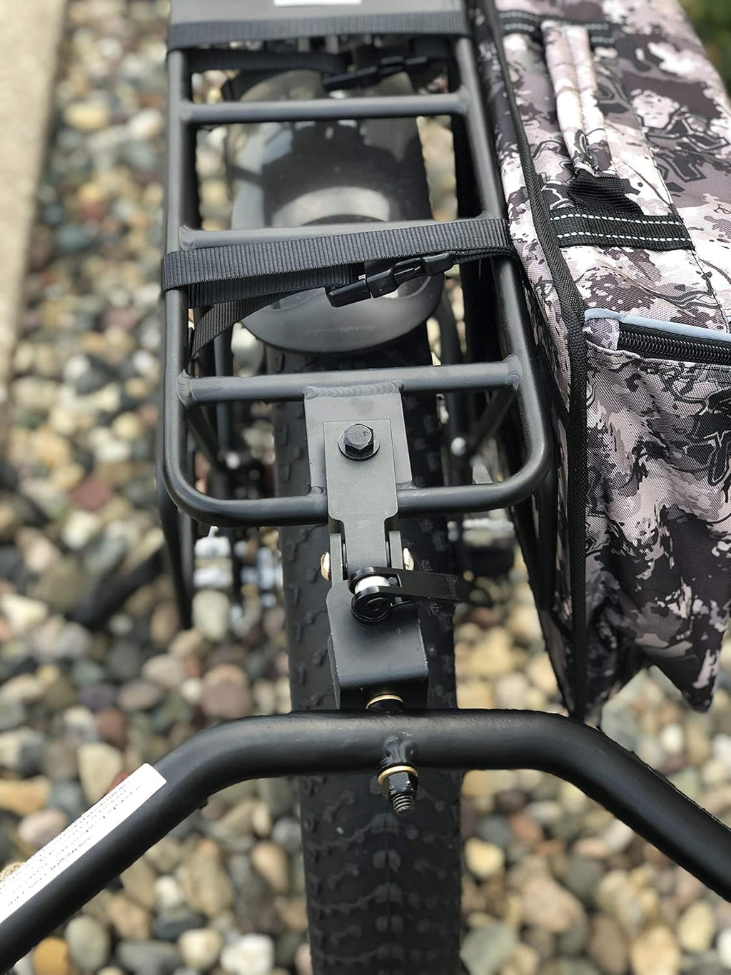 Black Aluminum Bike Hand Cart Q572