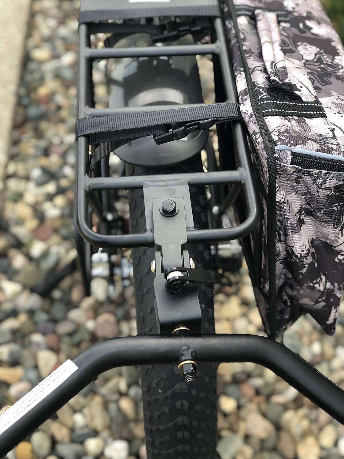 Black Aluminum Bike Hand Cart Q572