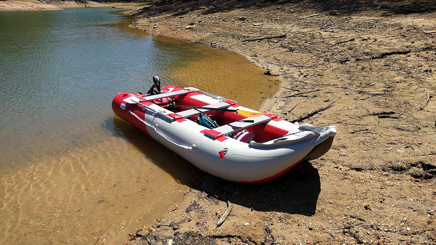 14.1 FT Inflatable Kayak Fishing Boat with Air Floor L2338