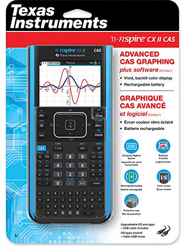 TI-Nspire CX II CAS Graphing Calculator with Color Screen D115953