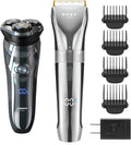 100% Washable Rotary Electric Shaver with Pop-up Trimmer H93530