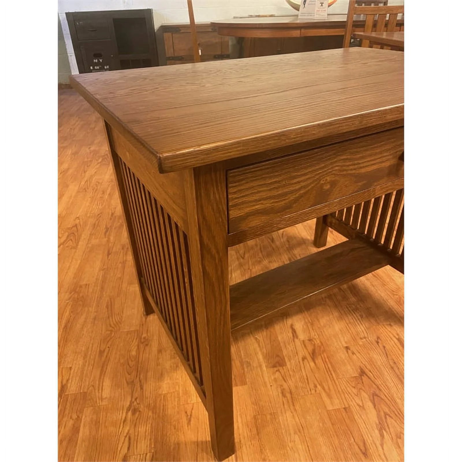 36" Wood Writing Desk in Walnut W5062