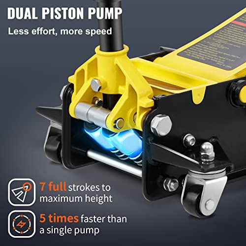 4 Ton Low Profile Steel Floor Jack H92091
