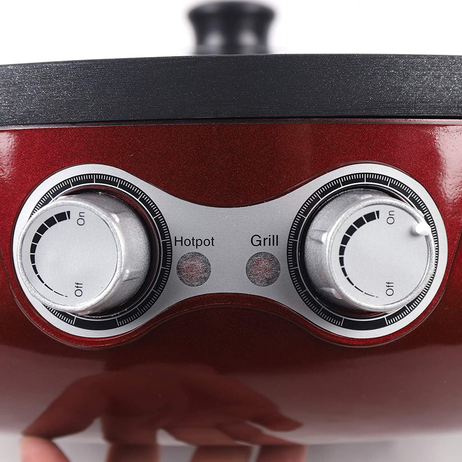 2 in 1 Electric Smokeless BBQ Grill and Hot Pot, 3.6L 2200W D28259