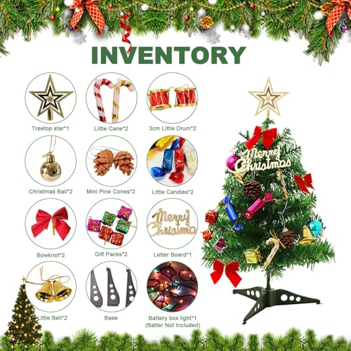 20 Inch Table Top Christmas Tree with LED Lights B902