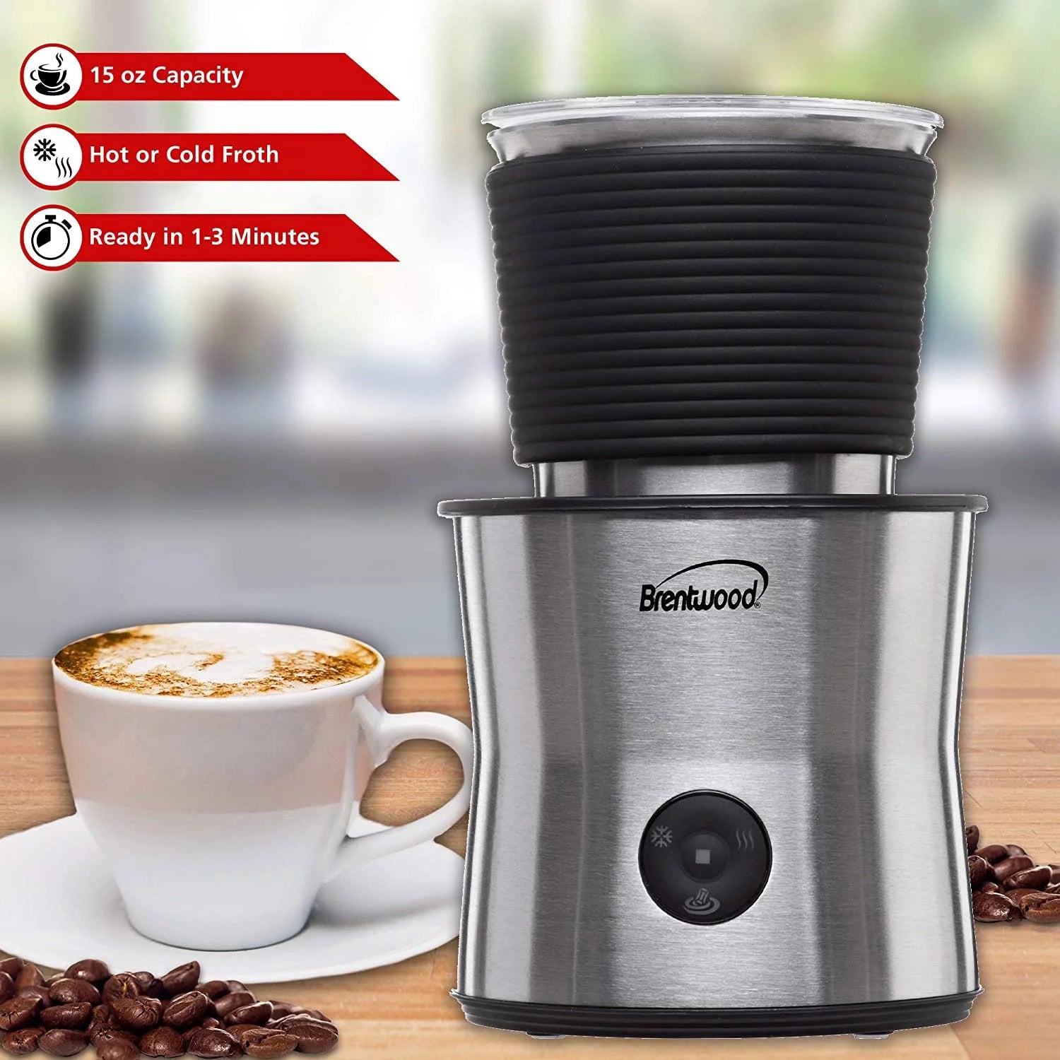 Electric Hot/Cold Milk Frother E397632