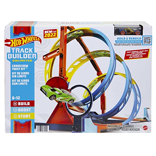 Toy Car Track Set with 1:64 Scale Vehicle A5081