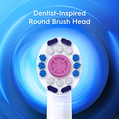Blue Rechargeable Electric Toothbrush with 2 Brush Heads V185