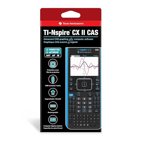 TI-Nspire CX II CAS Graphing Calculator with Color Screen D115953