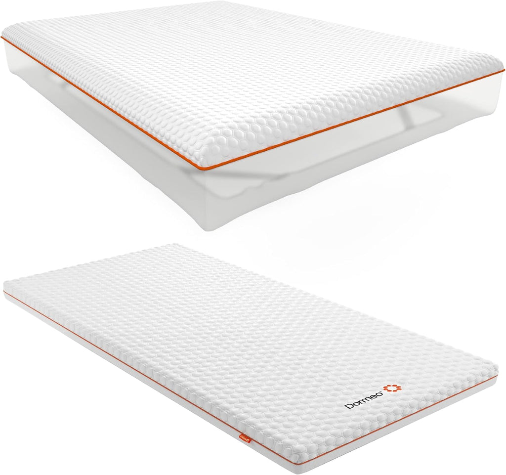 Queen Size Mattress Topper and Waterproof Mattress Protector Bundle A305