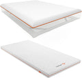 Queen Size Mattress Topper and Waterproof Mattress Protector Bundle A305