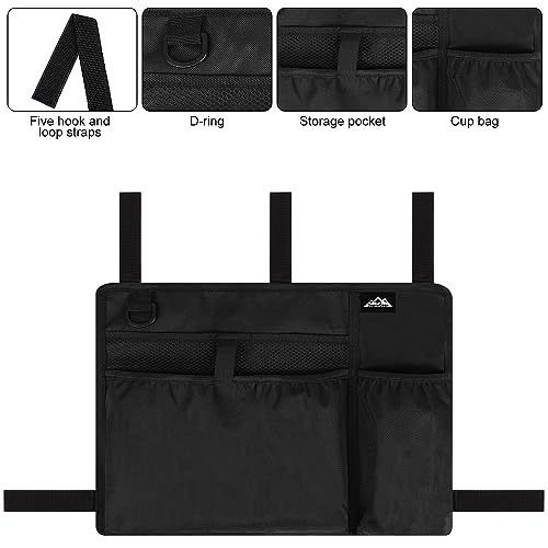 Blue Water-Resistant Walker Bag with Cup Holder C392
