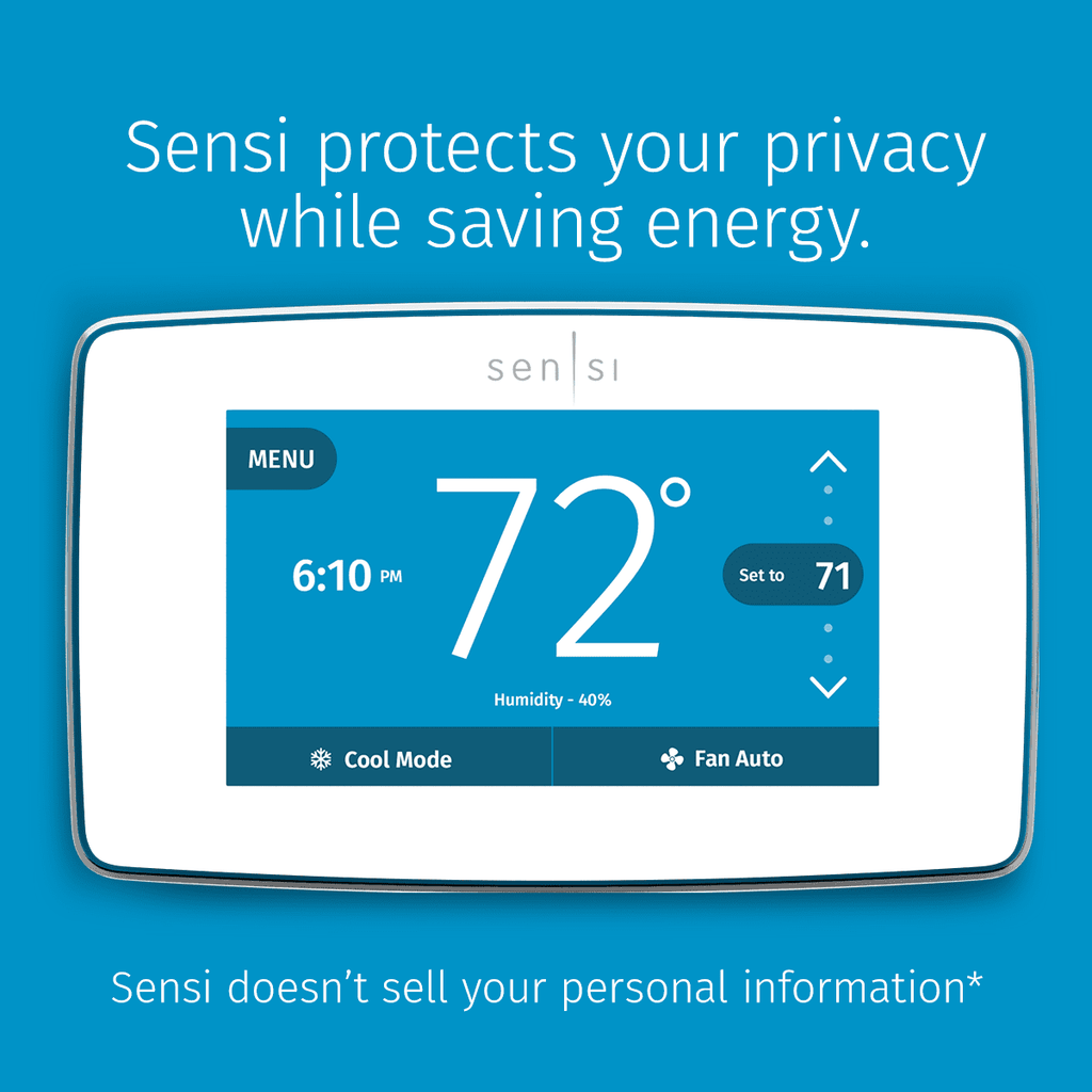 Black Smart Programmable Wi-Fi Thermostat R476