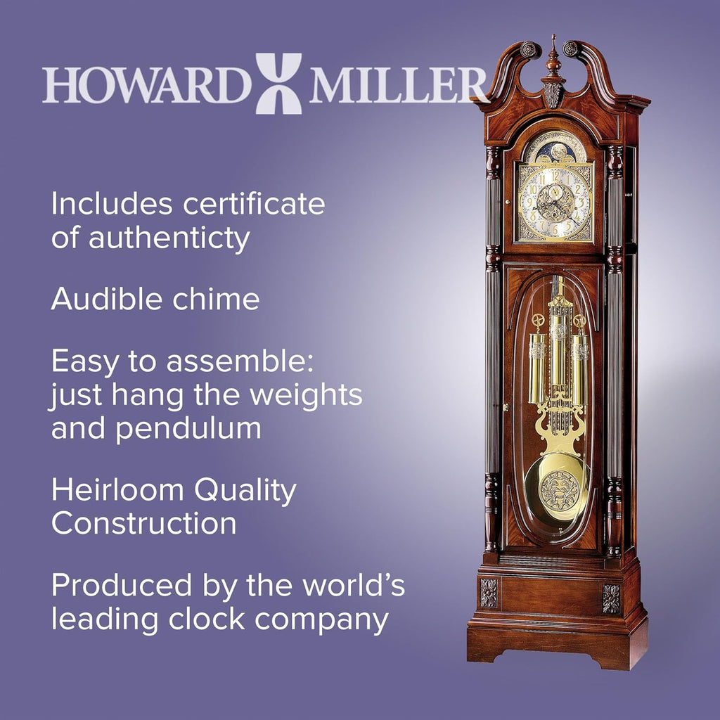 Windsor Cherry Grandfather Floor Clock S904