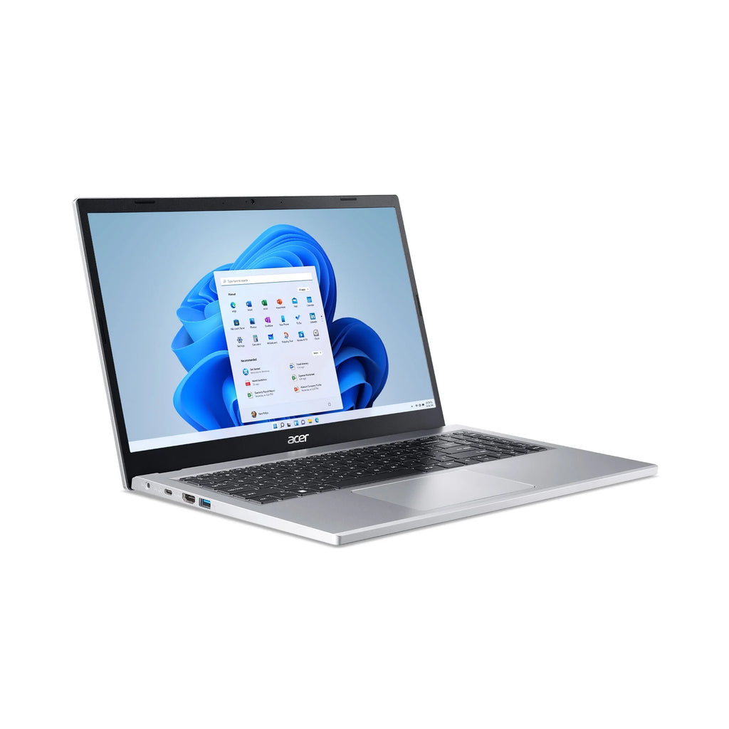 15.6" FHD Intel Core i3-N305 8GB LPDDR5 128GB UFS Windows 11 Home Silver Laptop N628789