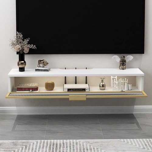 Wall Mounted TV Cabinet Floating Shelf Media Console Storage Shelf A3762