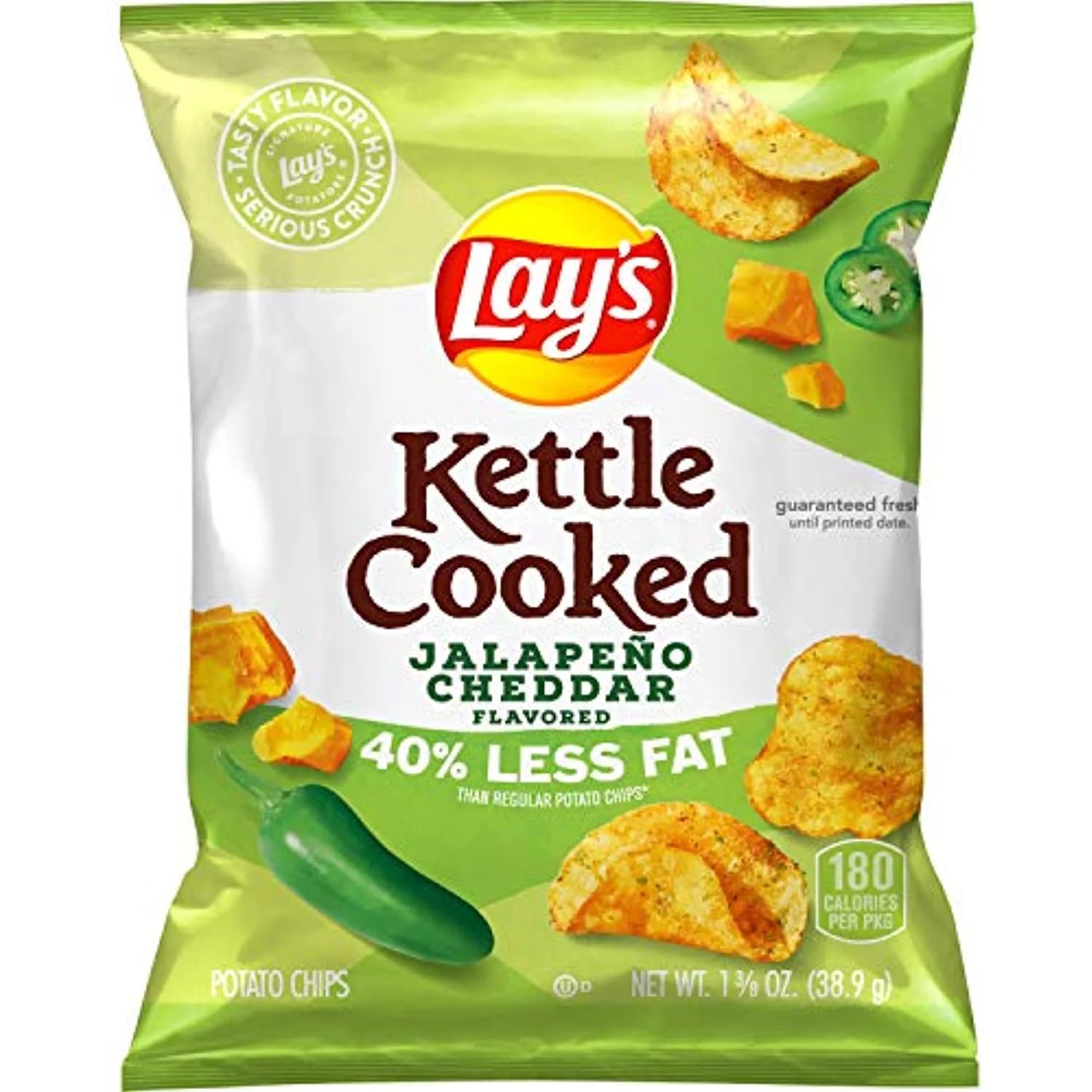 1.375 Ounce Pack Of 64 Jalapeño Cheddar Flavored Potato Chips R700612