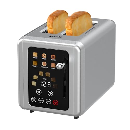Stainless Steel 2 Slice Digital Toaster with Extra Wide Slots L3928