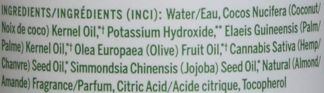 18-in-1 Hemp Almond Pure-Castile Liquid Soap, 1 Pound V1459