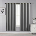 Light Beige Blackout Curtains 95 inch Length 2 Panels Set Y2712