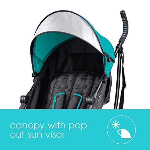 Black Lightweight Aluminum Frame Stroller T427846