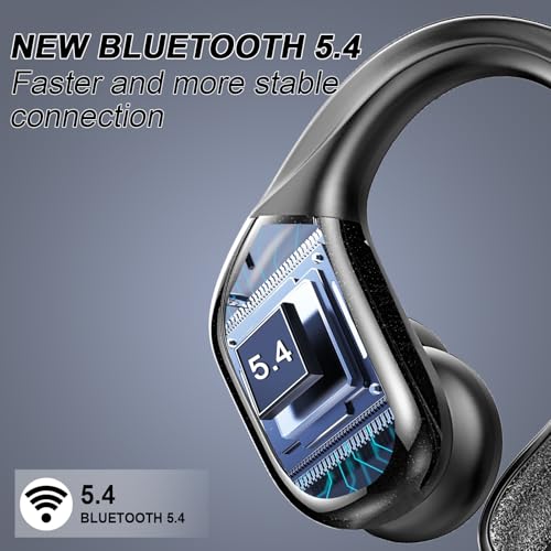 Bluetooth 5.4 Wireless Earbuds with Earhooks Z1530